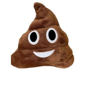 pile of poop emoji plush
